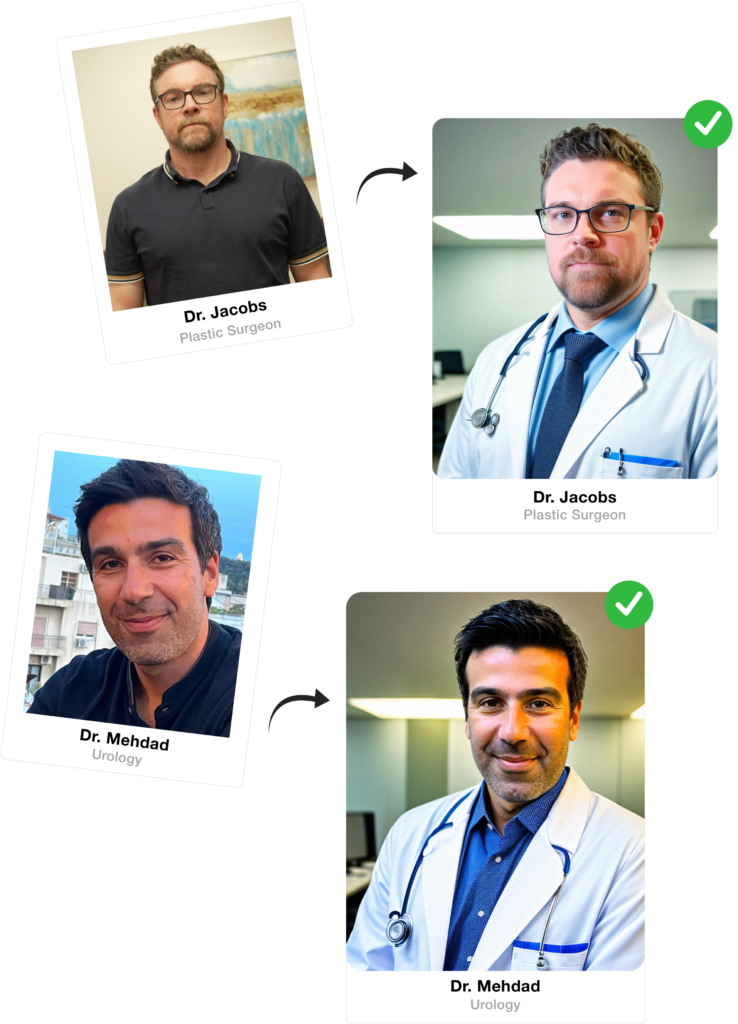 headshots for doctors featured