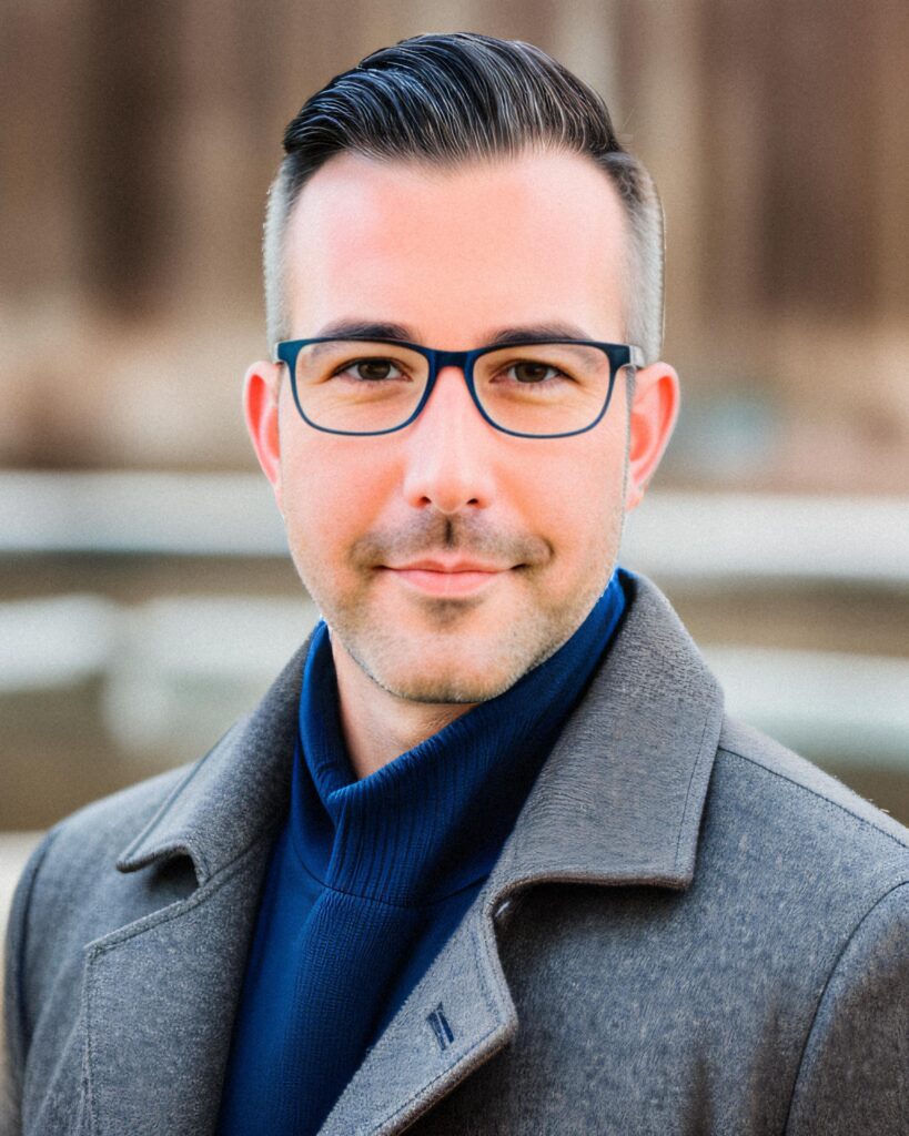 man handsome headshot