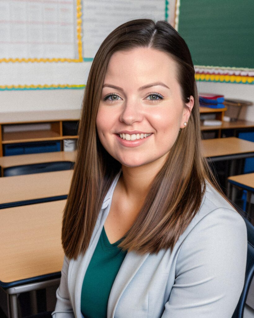 teacher woman headshot school